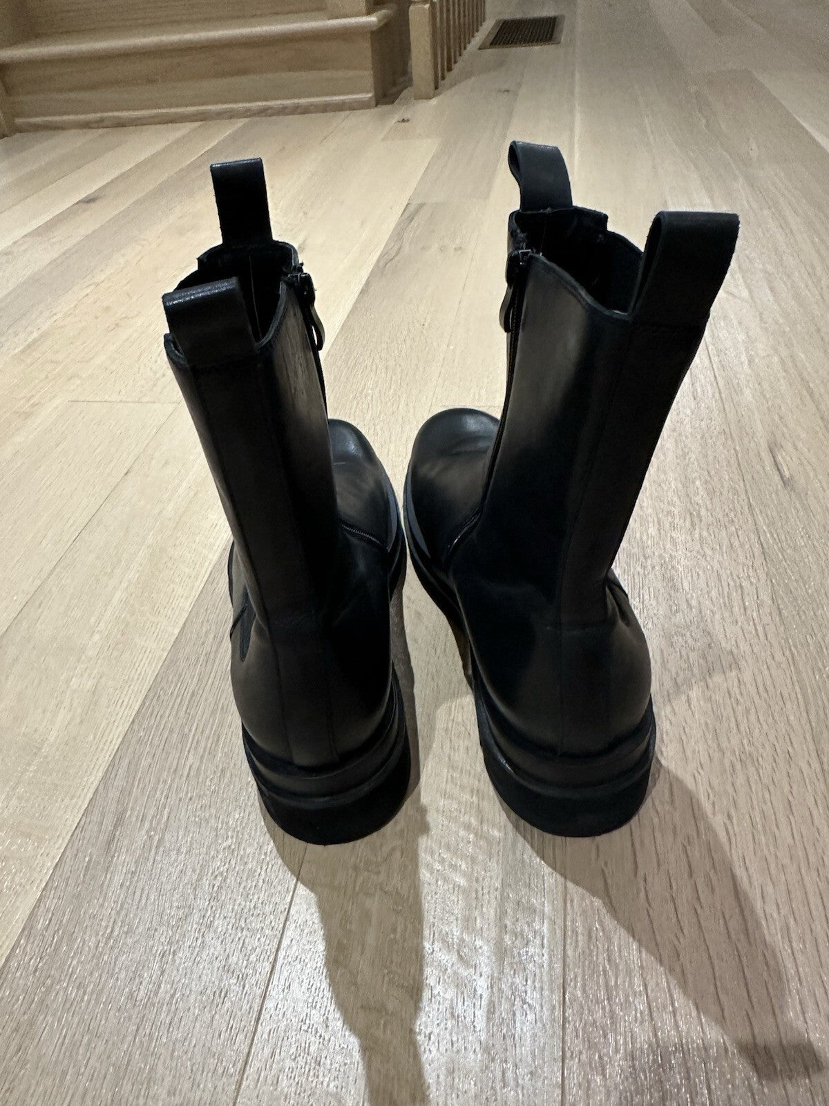 Intensi Men’s Black Leather boot Size 13