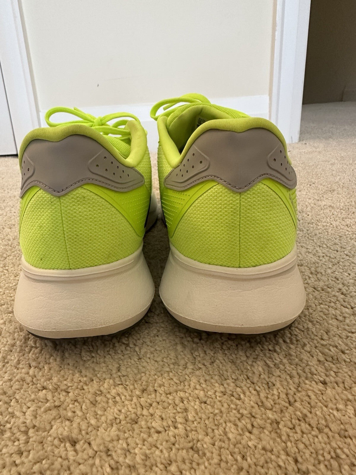 ADIDAS DURAMO SL2 Men’s Size 14 Neon Green/Black