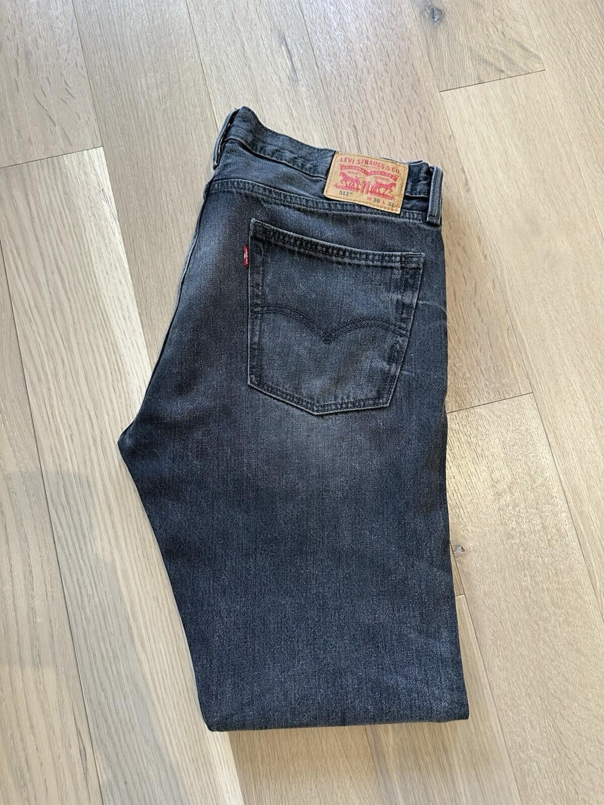 Levis jeans 513 36x32 Mens Black