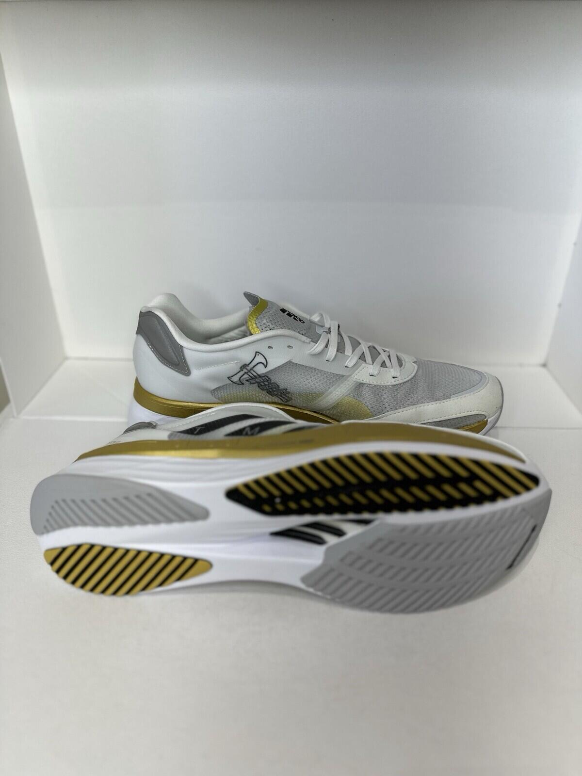 Adidas Adizero Boston 10 Tin Man Elite White/blk/gold Men’s Shoe Size 13