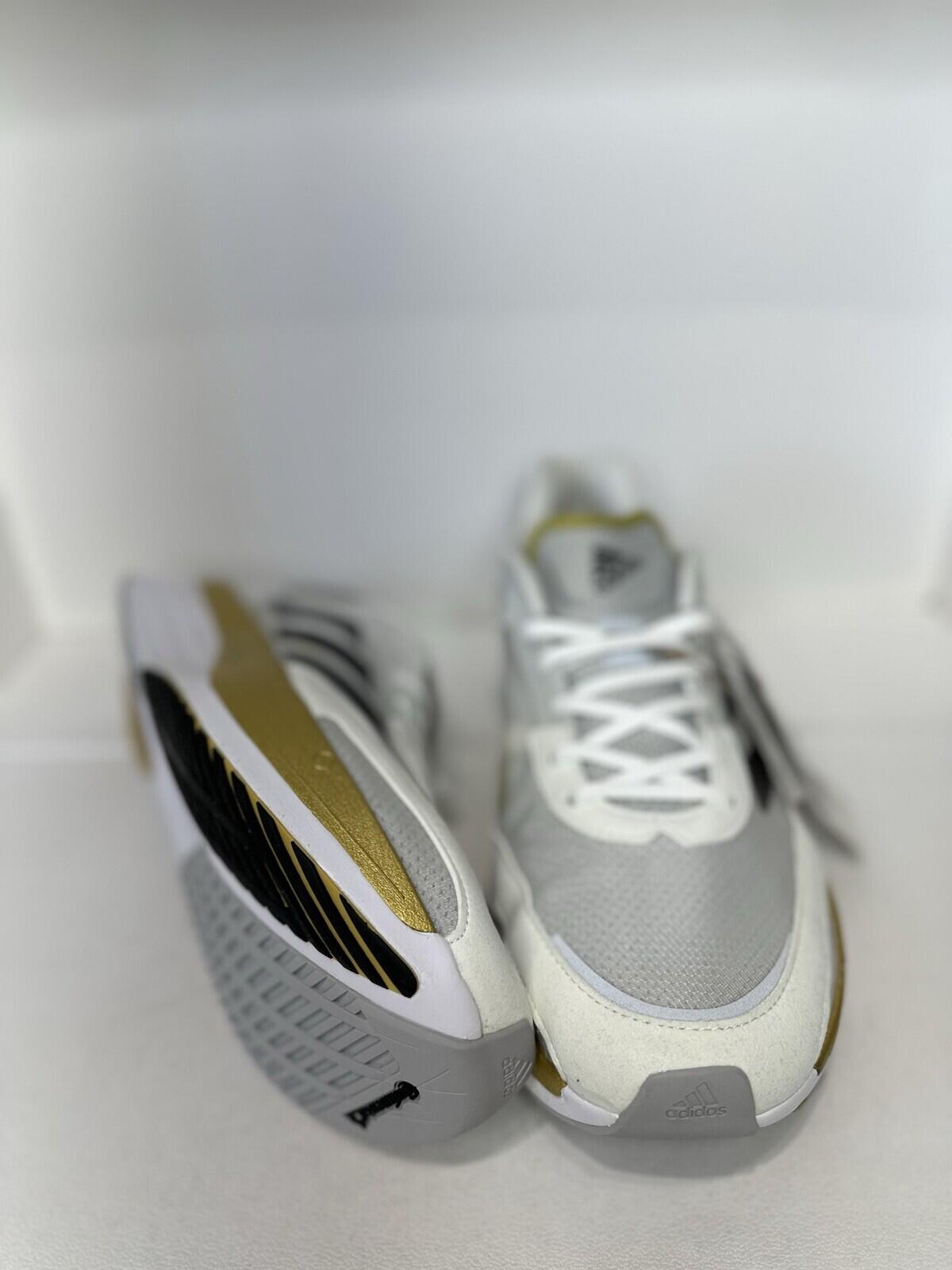 Adidas Adizero Boston 10 Tin Man Elite White/blk/gold Men’s Shoe Size 13