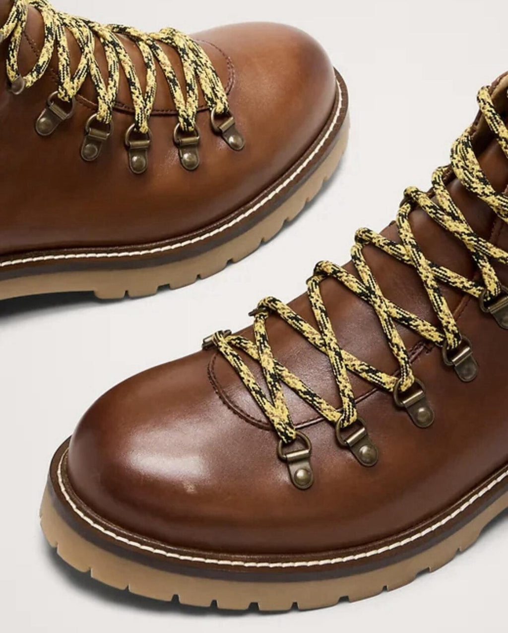 BANANA REPUBLIC BURNISHED LEATHER ALPINE BOOT Men’s Size 13 BNIB