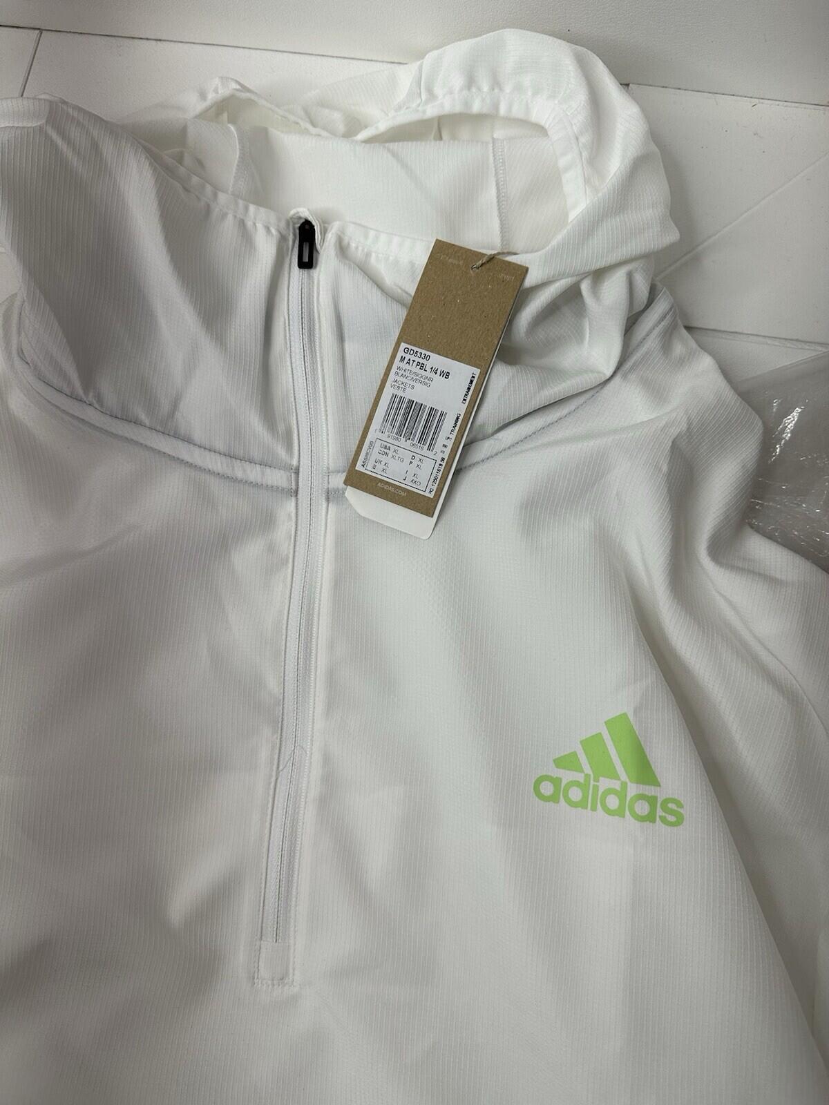 Adidas Mens Light Windbreaker 008330 M AT PBL 1/4 WB