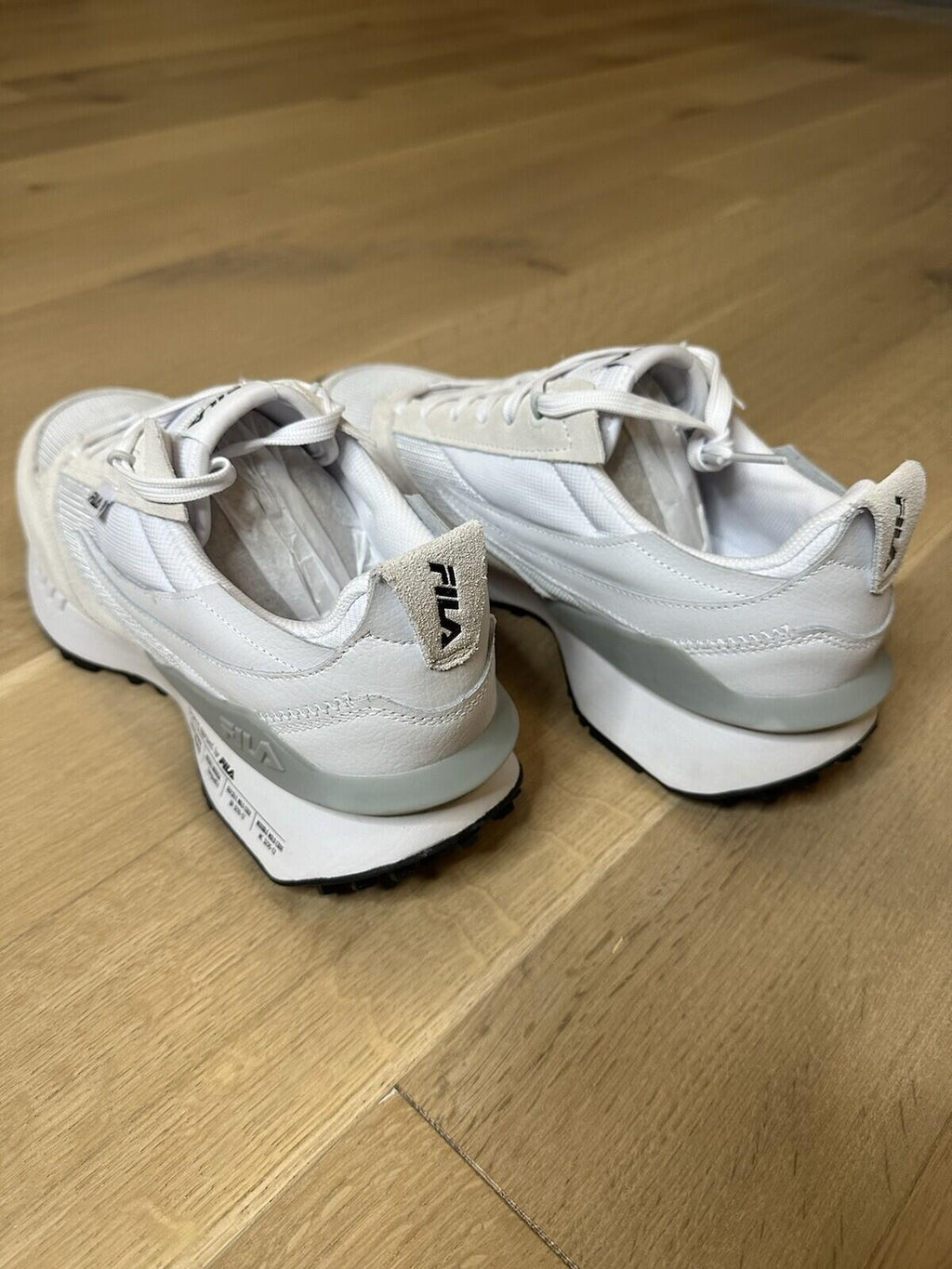 FILA RENNO N GENERATION PATCHED wht/wht/ggry Men’s Size 13 BNIB