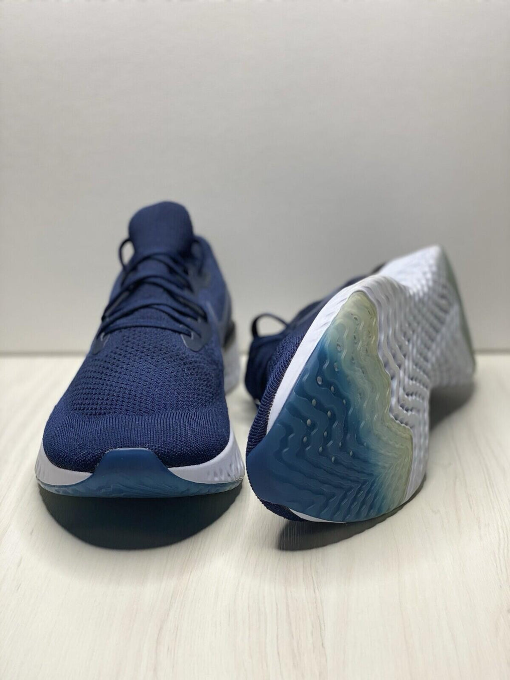 Nike Epic React Flyknit College ‘Navy Diffused’ Mens Size 14