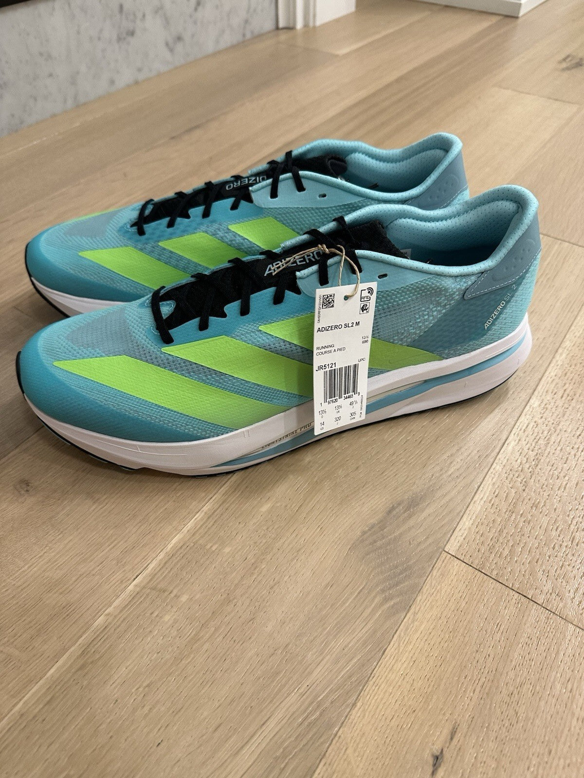 Adidas ADIZERO SL2 M FLAAQU/LUCLEM/MINTON Men’s 14