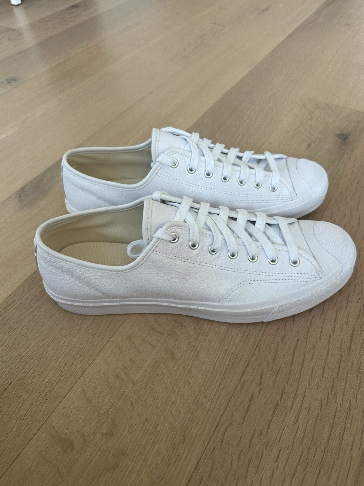 CONVERSE Jack Purcells Men’s Size 13 White Leather