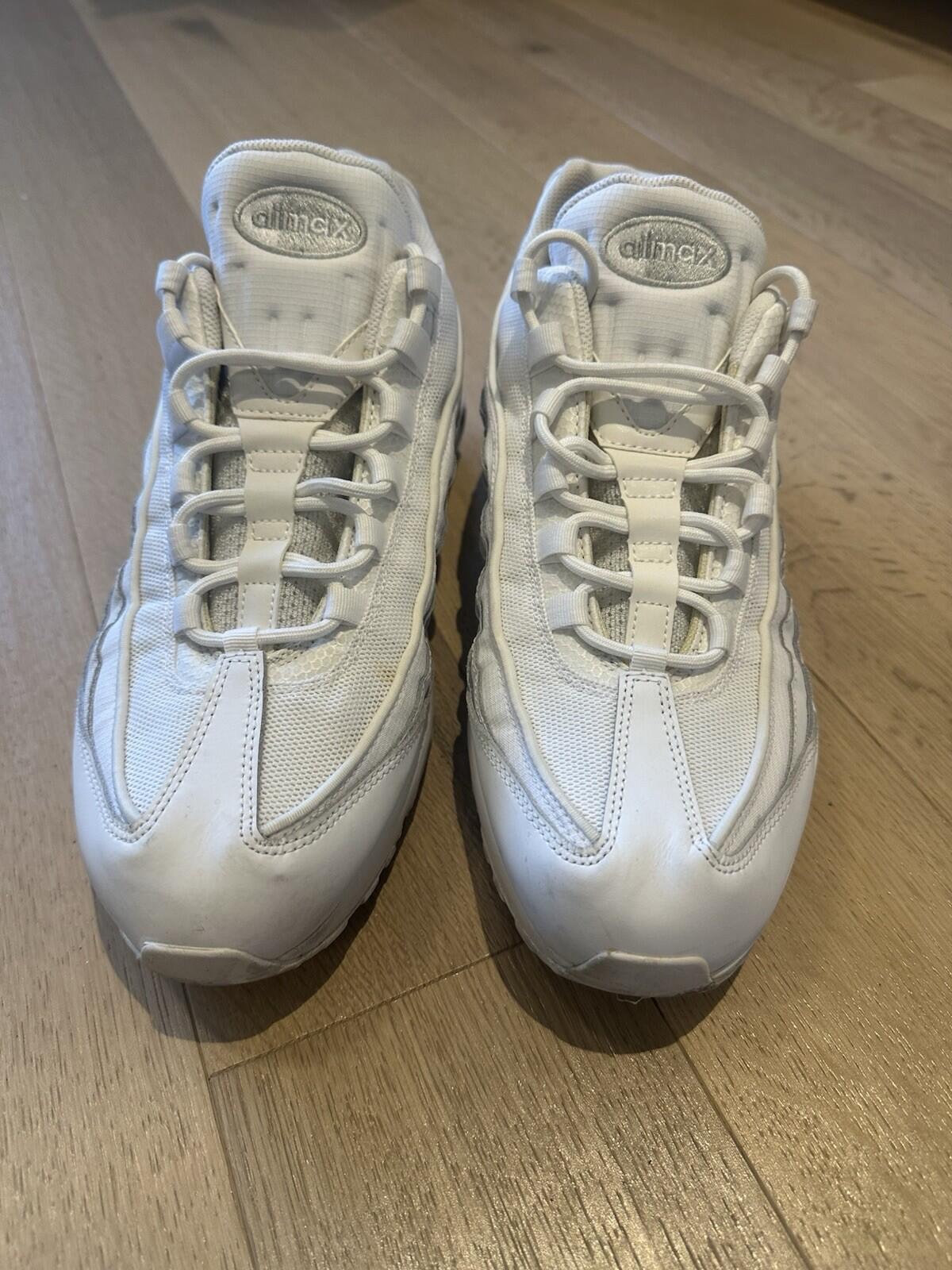 Nike Air Max 95 Essential Triple White Men’s Size 14