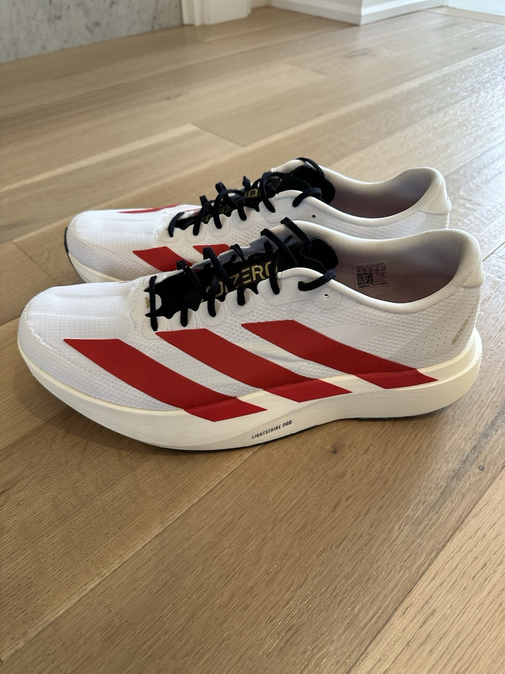 Adizero Evo SL Men’s Size 14 Red & White