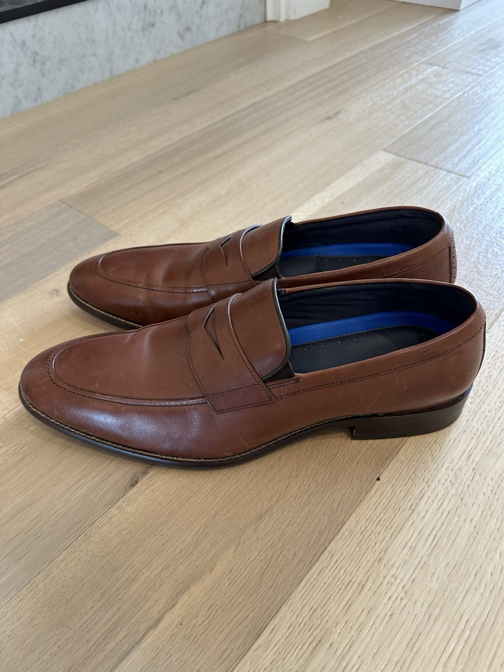 Steve Madden Leather Loafer Men’s Cognac Mens 13