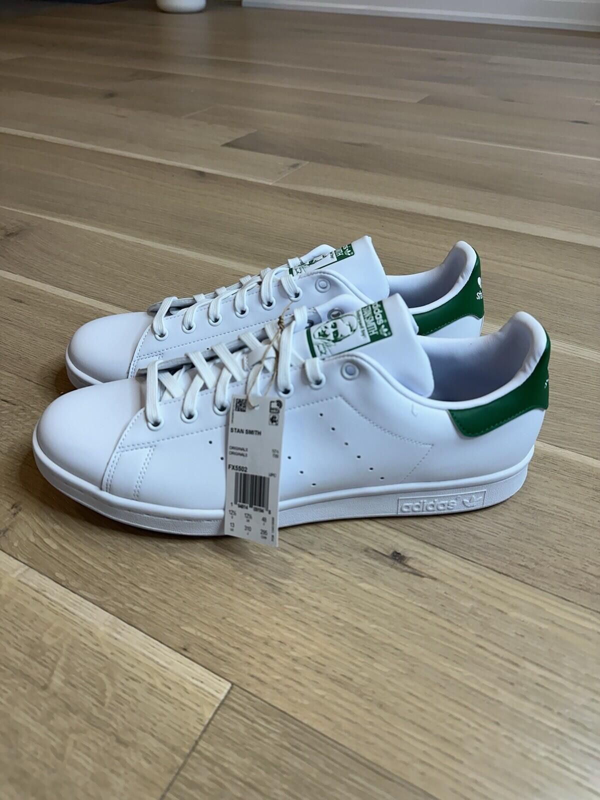 Adidas Stan Smith Originals (white/green)Ftwwht/fywwht/Green Men’s Size 13 BNIB