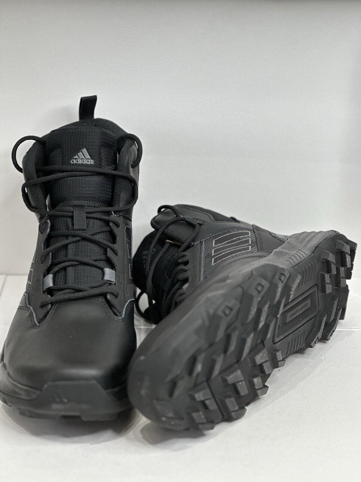 Adidas Terrax Unity Leather Boot Mid Rain.RDY “black Carbon” Men’s Size 14