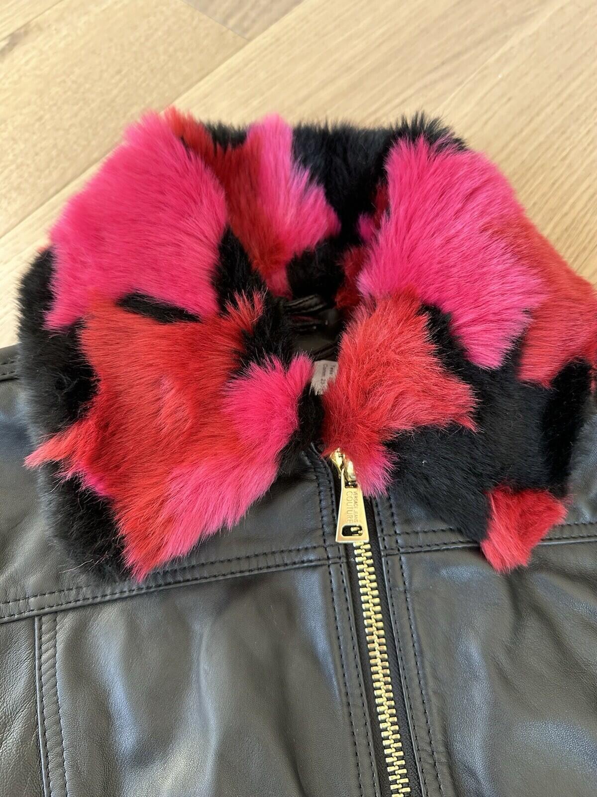 Versace Jeans Couture leather jacket Women’s Size 40