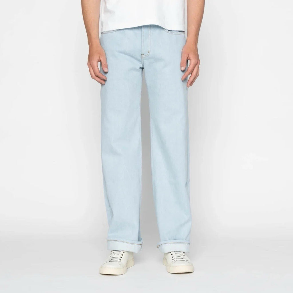 NAKED & FAMOUS Strong Guy - Secret Agent Bleach Blue Men’s 36