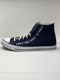 Converse All Star Chuck Taylor Hi ‘Life’s Too Short To Waste’ Men’s 12 BNIB