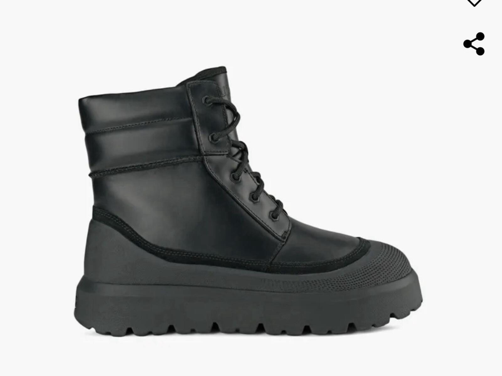 UGG NEUMEL HIGH WEATHER HYBRID Size 13 Men’s Black