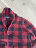 Polo Ralph Lauren Plaid Cardigan (Blue Label) Red/Black Size Large