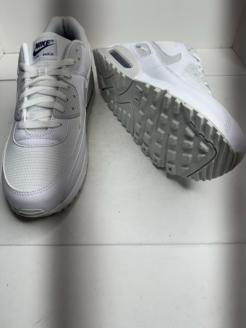 Nike Air Max 90 ‘Team White Royal’ Men’s Size 13 White/ Photon Dust