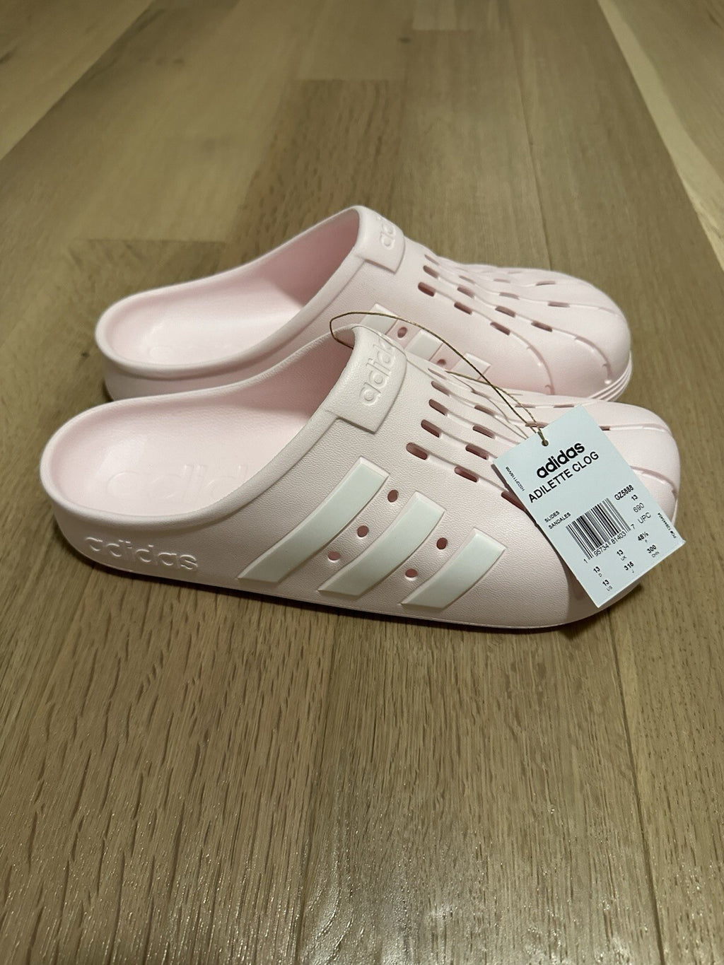 Adidas ‘The Pink Pack’ Men’s Size 13 Arukus, Clogs & Toque BNIB