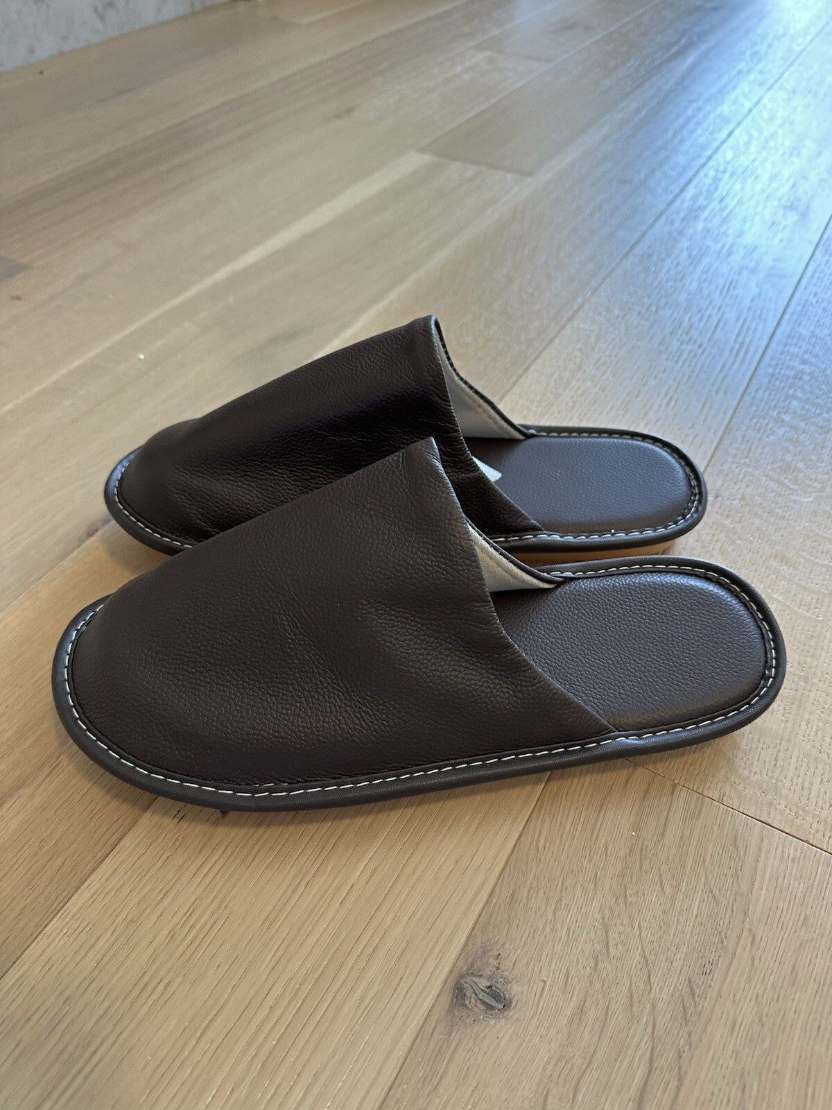 Leather Mules Brown Men’s Size 13