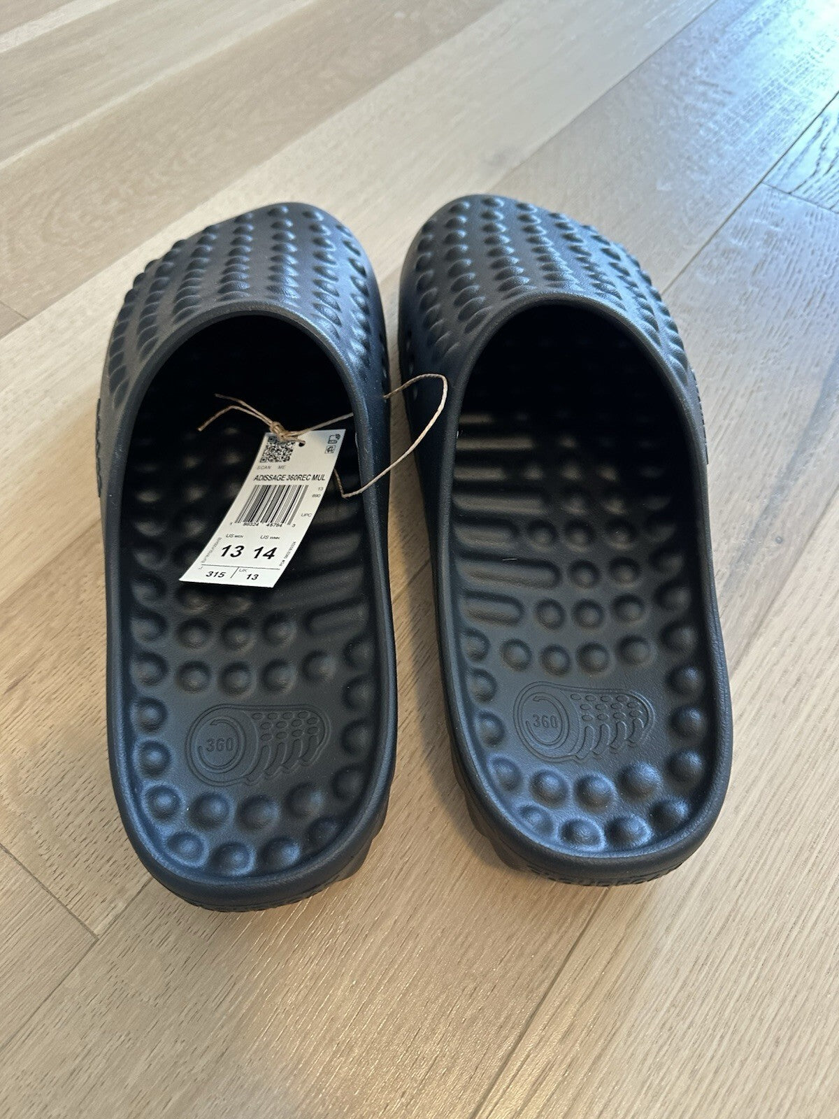 ADIDAS ADISSAGE 360REC MULE MENS 13 Black