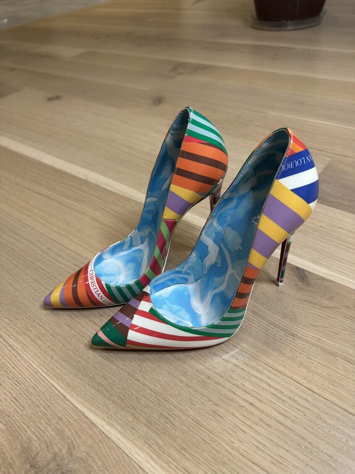 Women’s Christian Louboutin ‘So Kate 120’ Pumps Sz 39 EXTREMELY RARE Colourway.