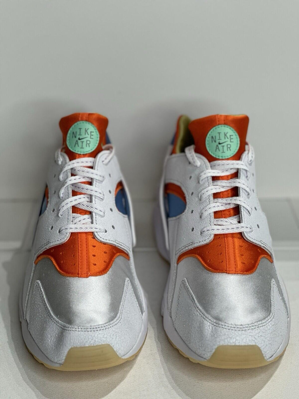 Nike Haurache Safety Orange/white mens size 14 shoes