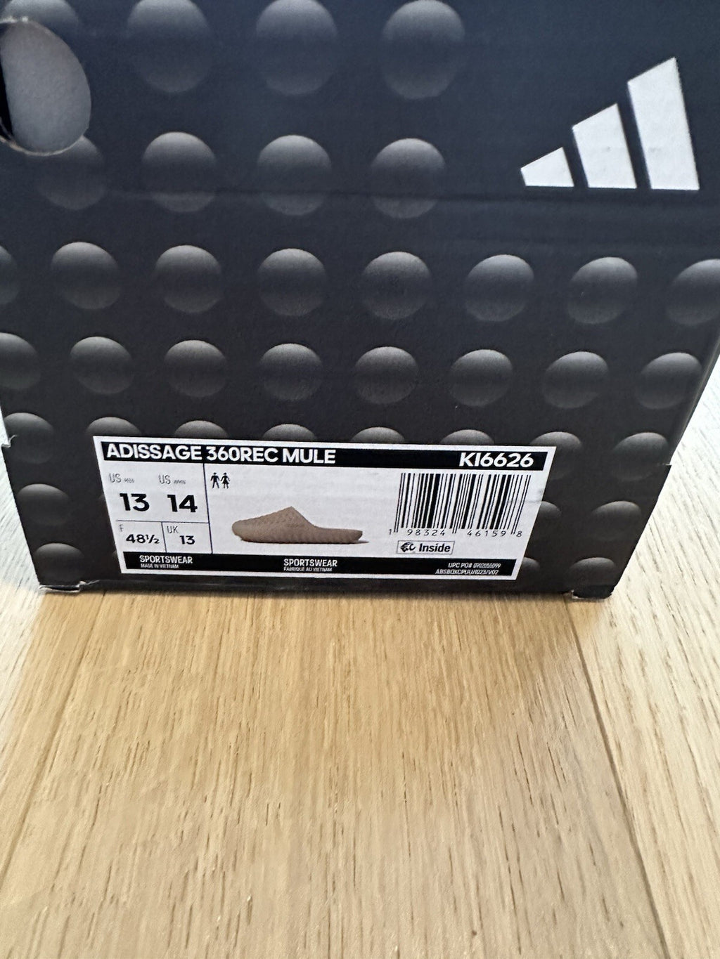 ADIDAS ADISSAGE 360REC MULE MENS 13 Tan