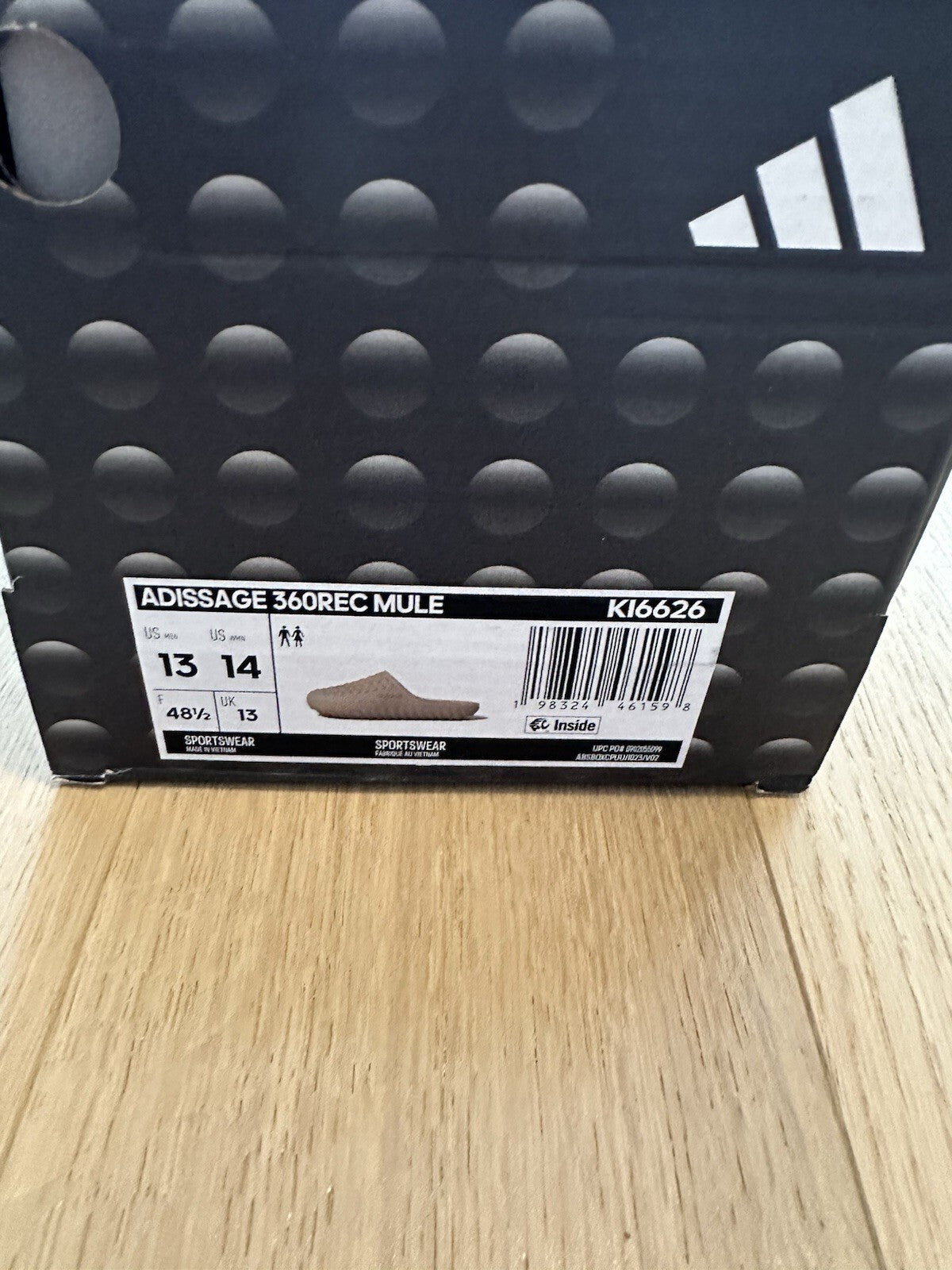 ADIDAS ADISSAGE 360REC MULE MENS 13 Tan