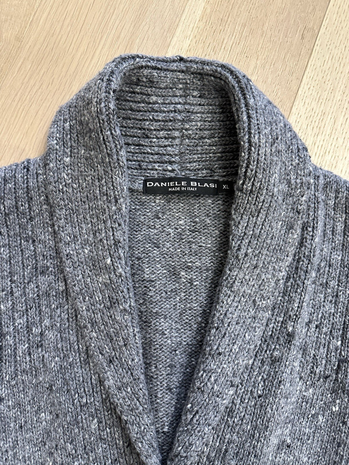Daniele Blasi Grey Knit Men’s XL