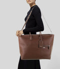 Burberry Tan Sanford Grainy Leather Holdall Tote