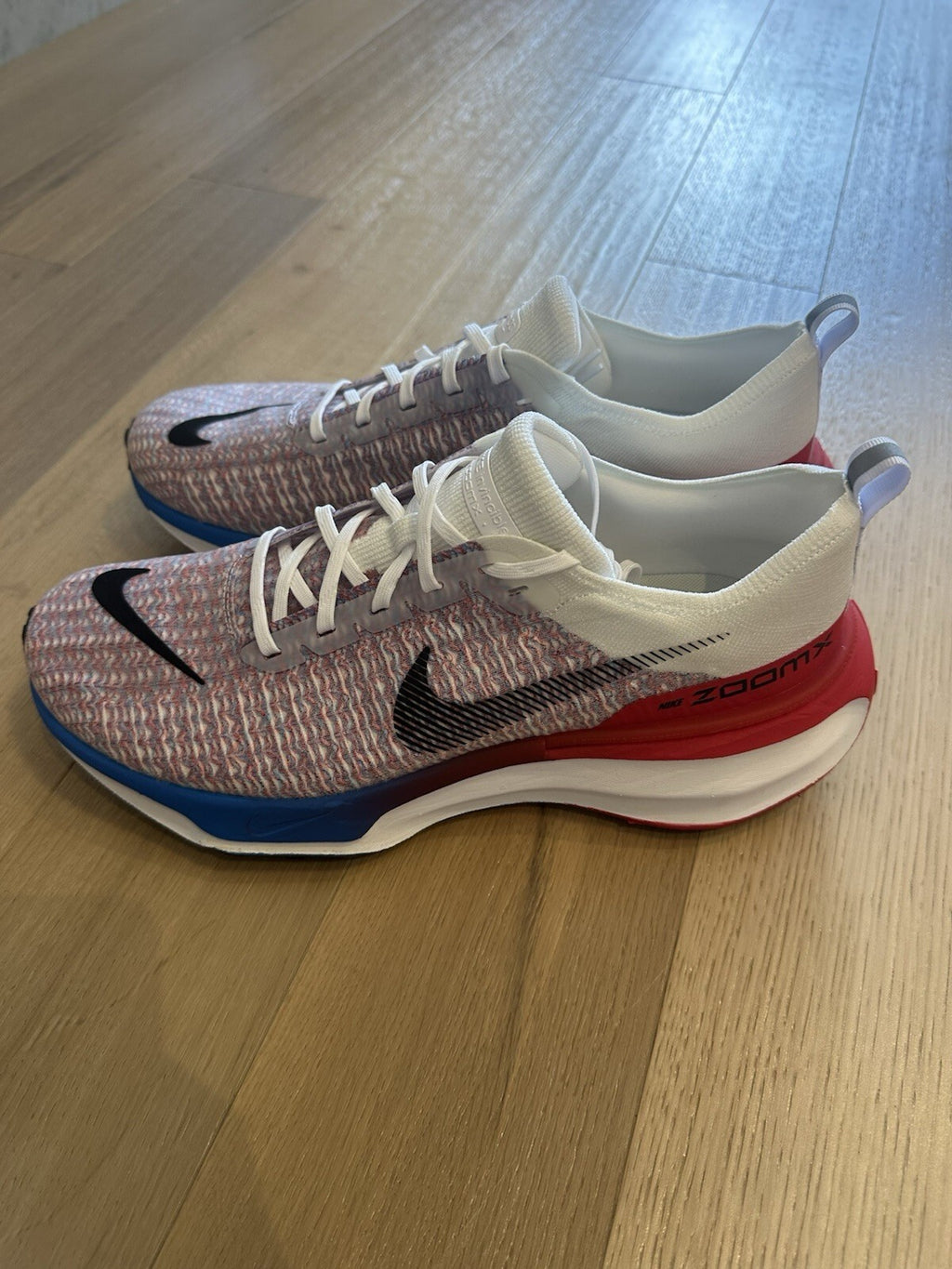 NIKE ZOOMX INVINCIBLE RUN FK 3 White/ Black-University Red Men’s Size 13