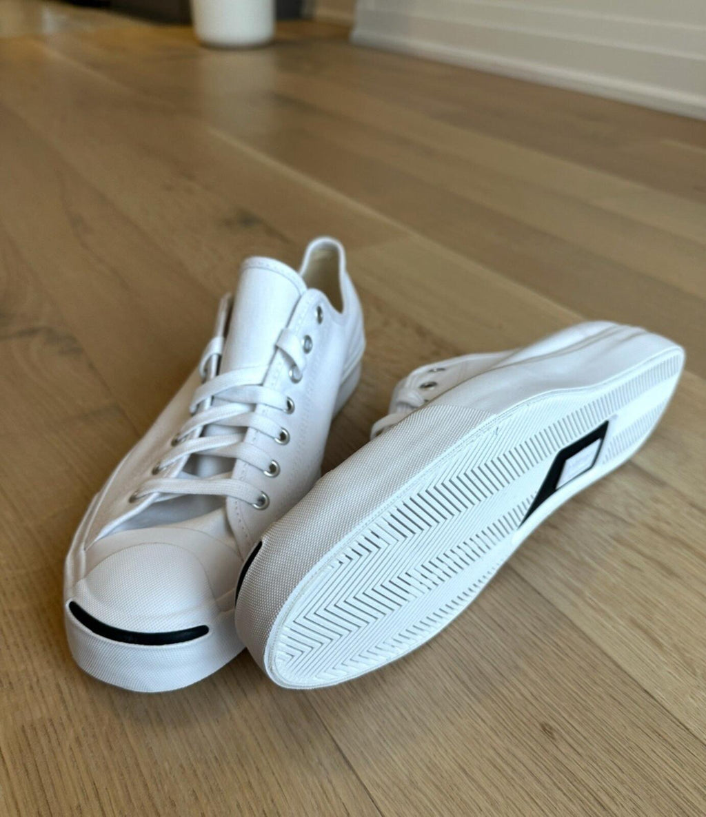 CONVERSE Jack Purcells Men’s Size 13 White Canvas