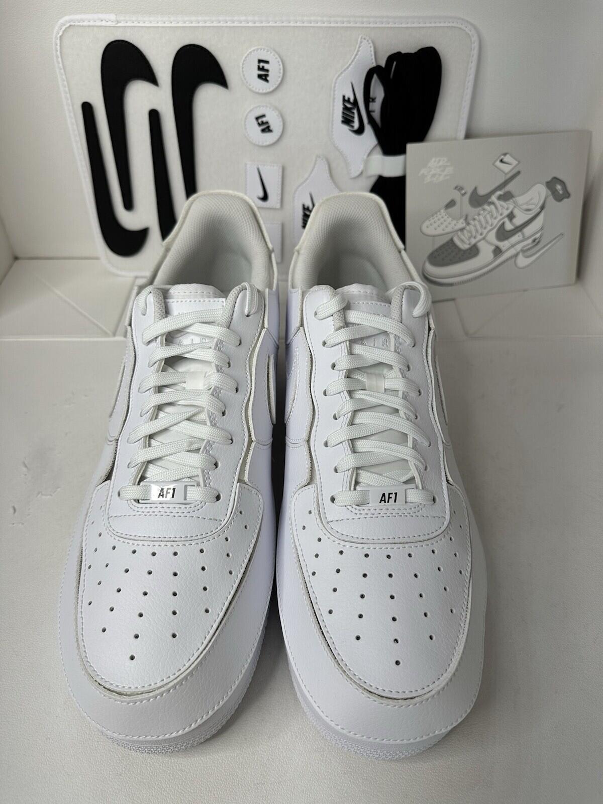 NIKE AF1/1 Cosmic Clay ‘Triple White’(WHITE/WHITE-WHITE-WHITE)Men’s Size 13 BNIB