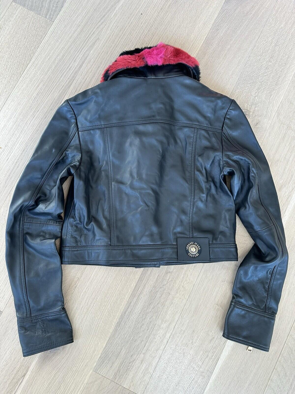 Versace Jeans Couture leather jacket Women’s Size 40