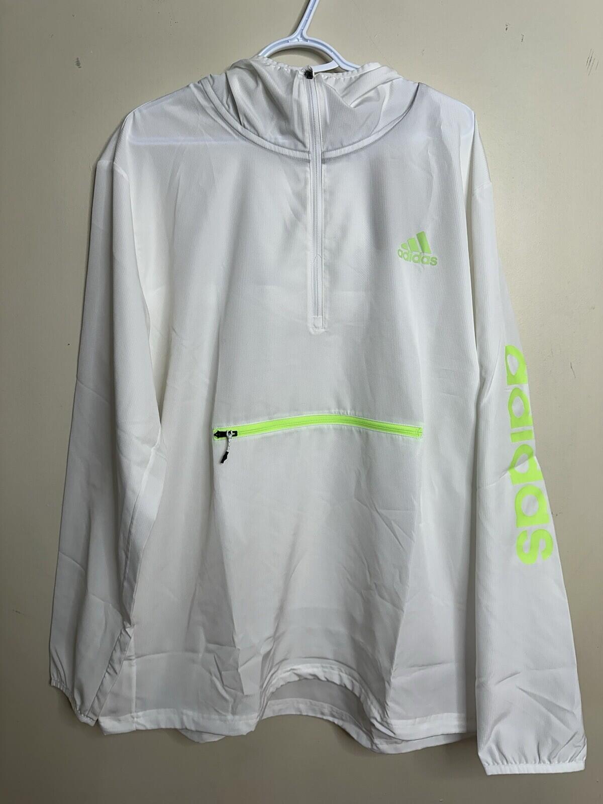Adidas Mens Light Windbreaker 008330 M AT PBL 1/4 WB