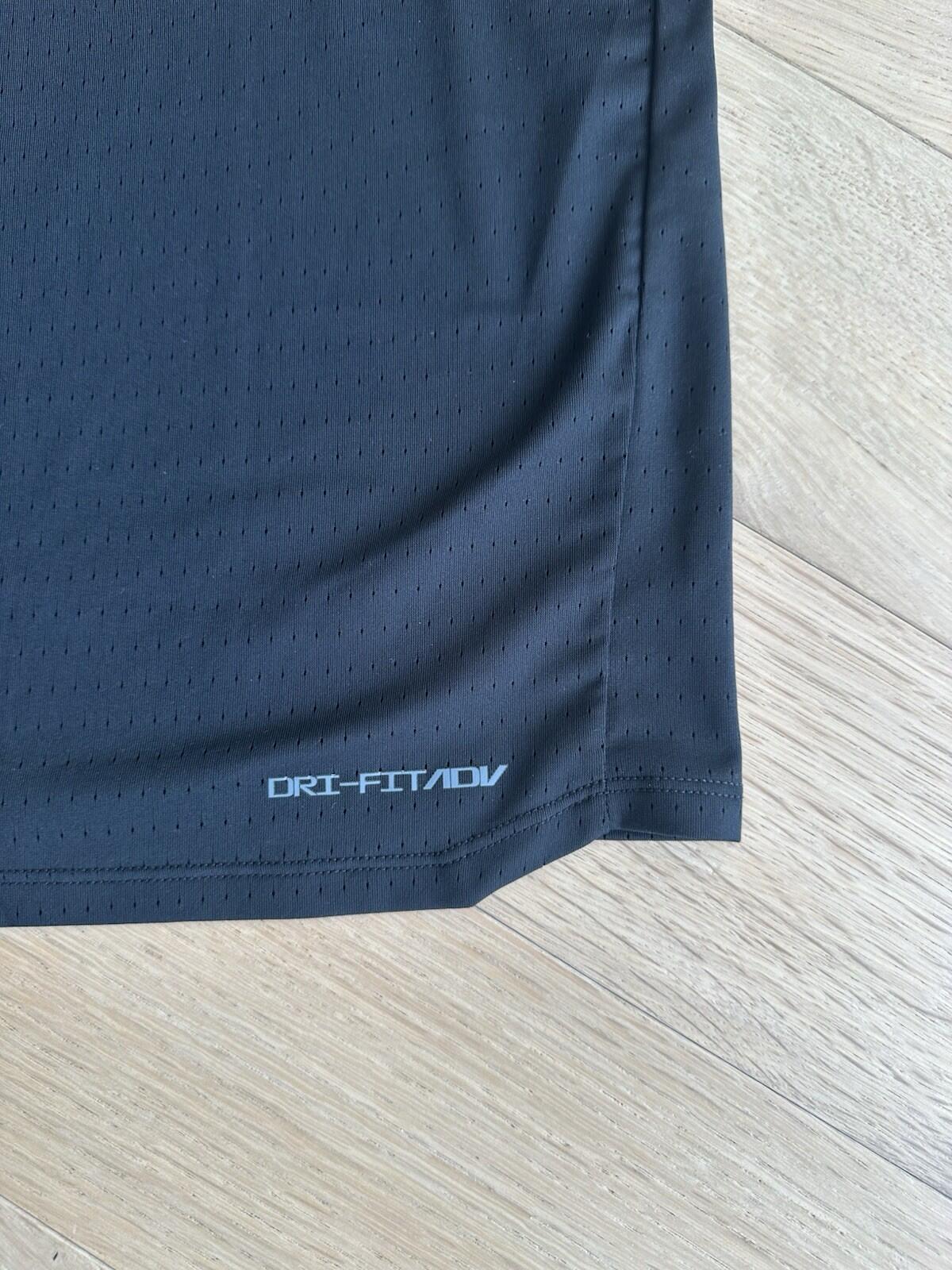 Mens Dri-Fit ADV AeroSwift Short Sleeve Running top- Black/Summit Mens XL