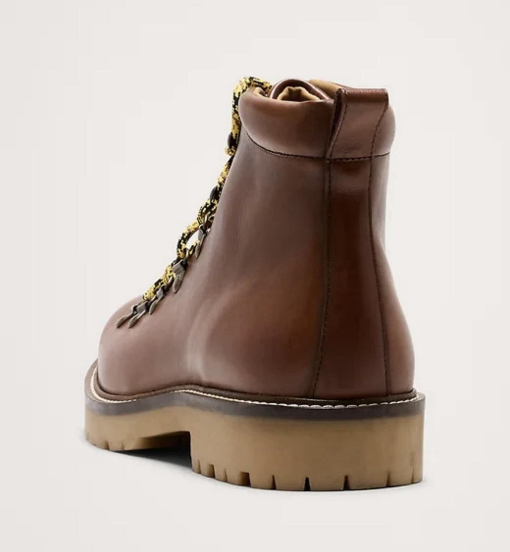 BANANA REPUBLIC BURNISHED LEATHER ALPINE BOOT Men’s Size 13 BNIB
