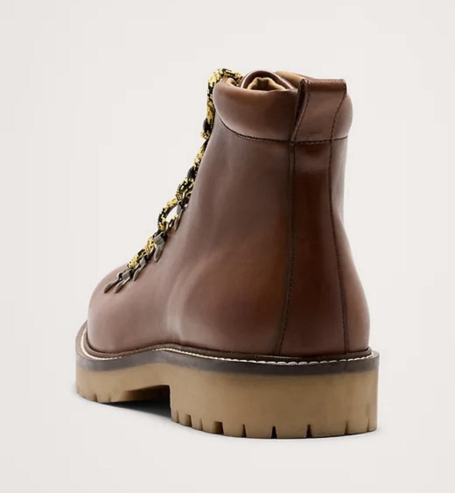 BANANA REPUBLIC BURNISHED LEATHER ALPINE BOOT Men’s Size 13 BNIB