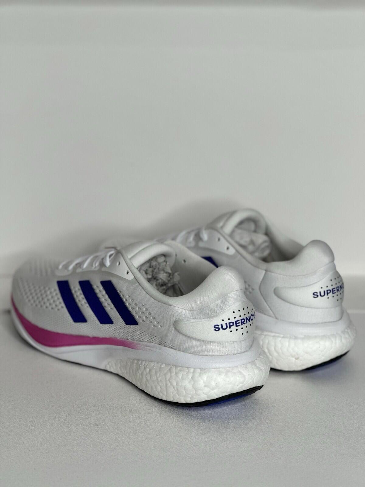 Adidas Supernova 2.0 ‘White, Lucid Blue, Fucia’ Men’s Size 13