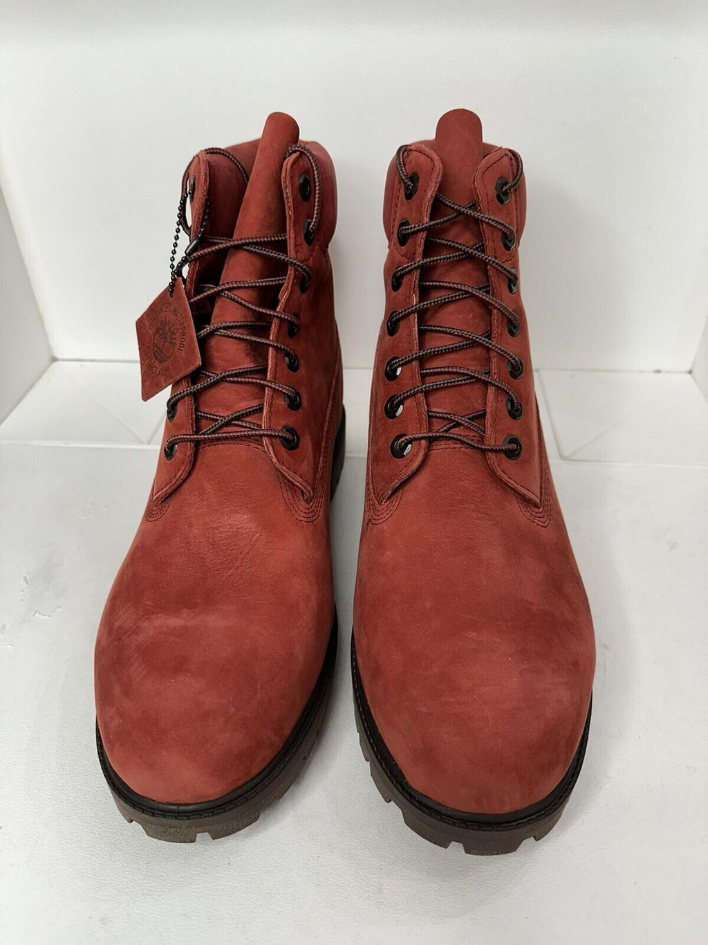 TIMBERLAND HERITAGE 6 IN BOOT DARK RED NUBUCK Men’s Size 12