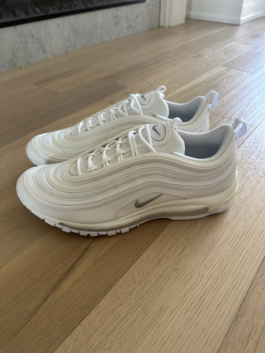NIKE AIR MAX 97 WHITE/WOLF GREY-BLACK Men’s 13 BNIB