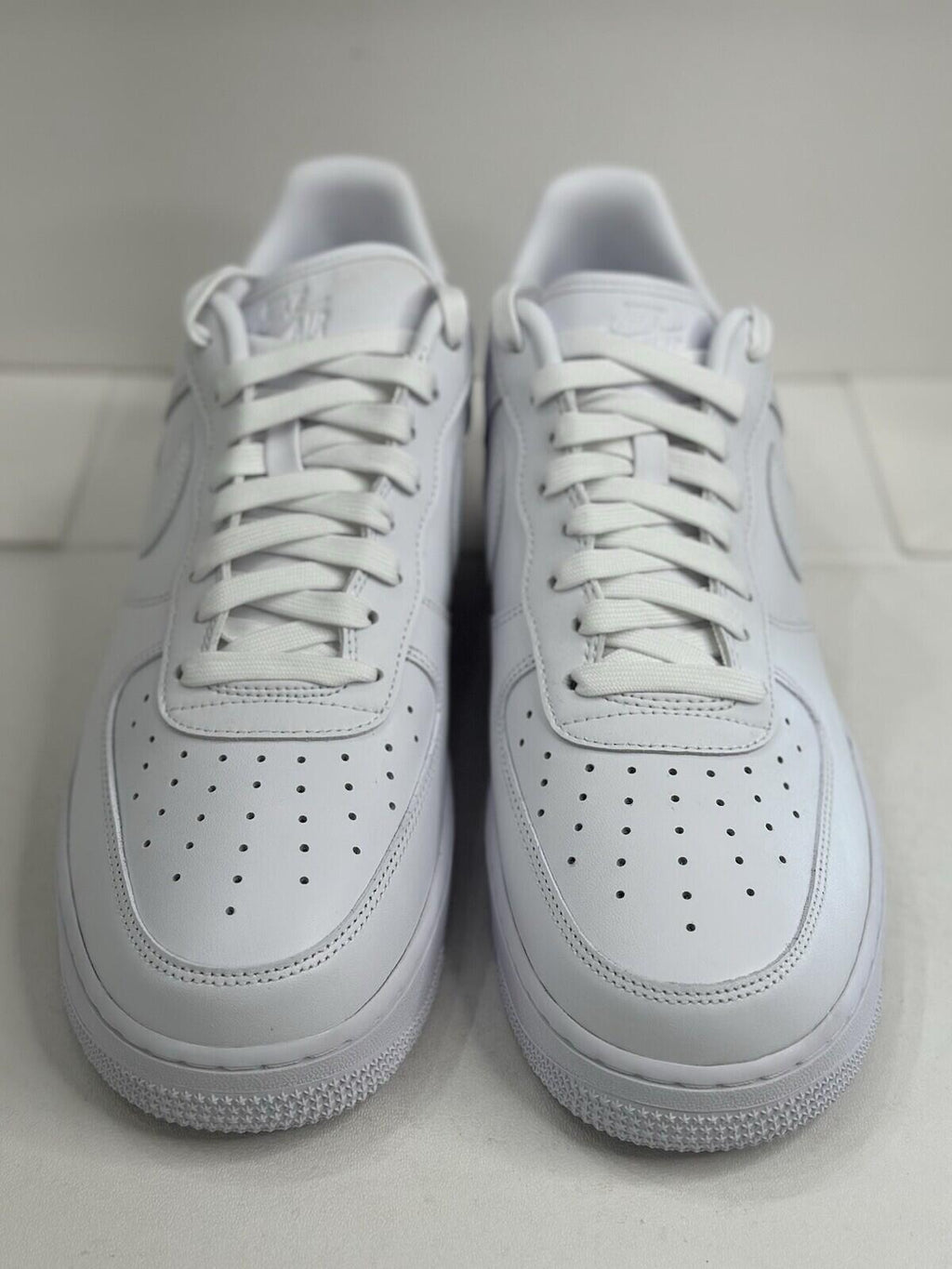 Nike Air Force One’s ‘07 (AF1) Triple White mens shoes size 13