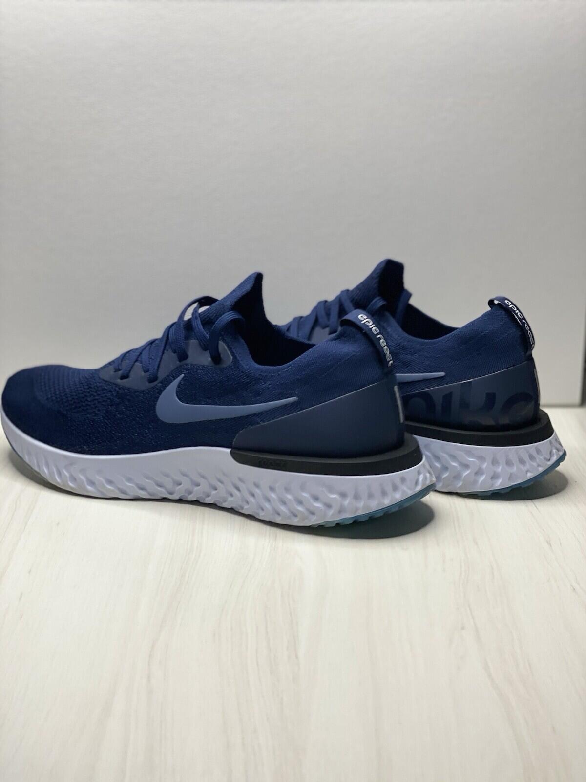 Nike Epic React Flyknit College ‘Navy Diffused’ Mens Size 14