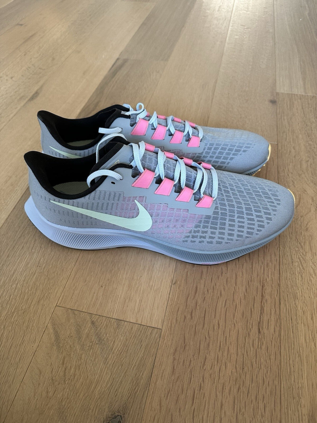 Nike Air Zoom Pegasus 37 Grey/ Pink Men’s Size 14