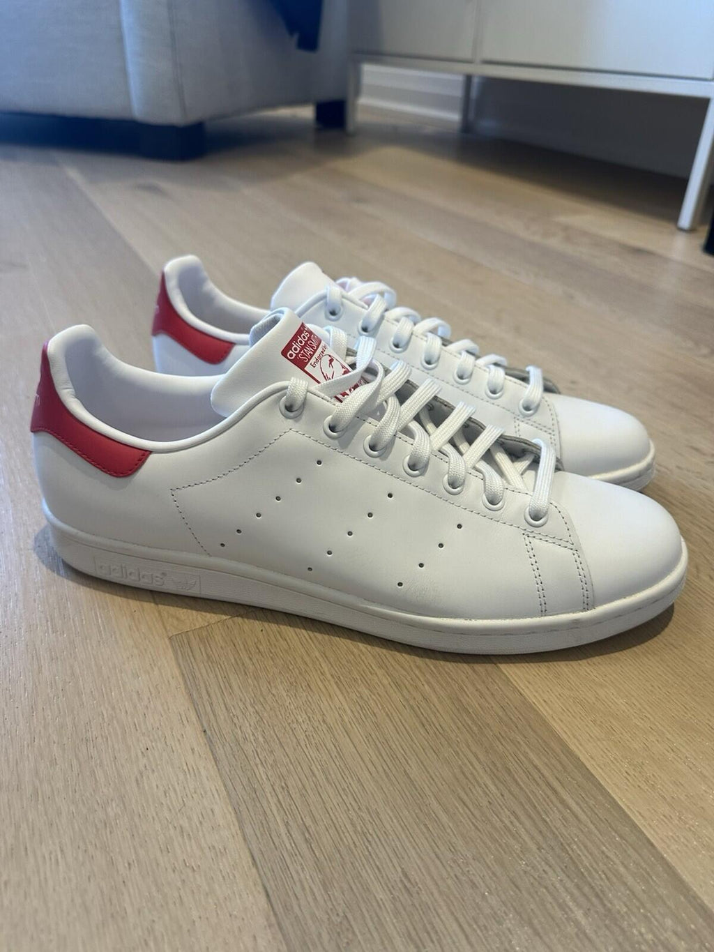 Stan Smith White & Scarlett Men’s Size 13