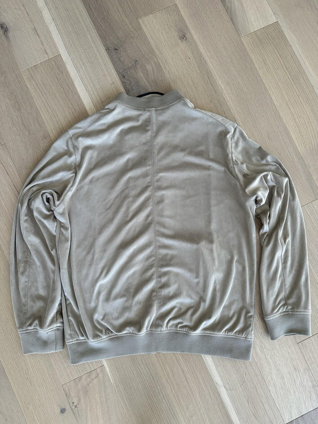 Zara Man Men’s Faux Suede Bomber Jacket Men’s XXL