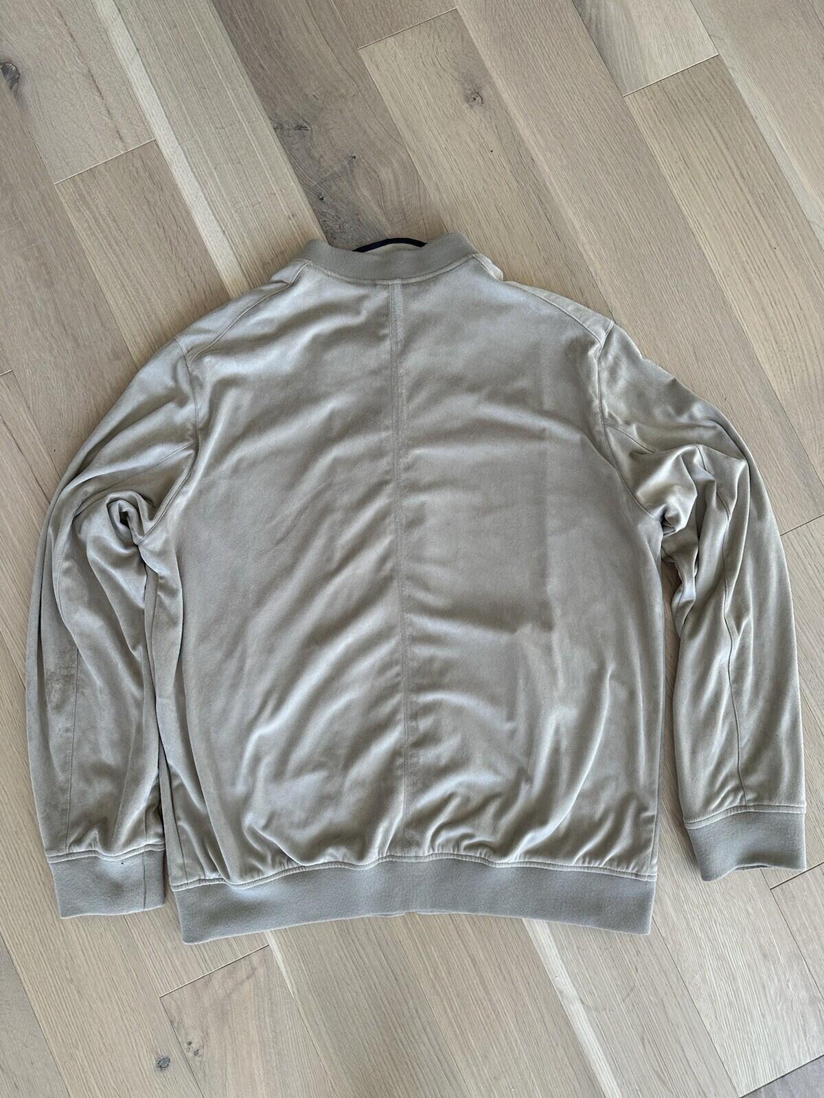 Zara Man Men’s Faux Suede Bomber Jacket Men’s XXL