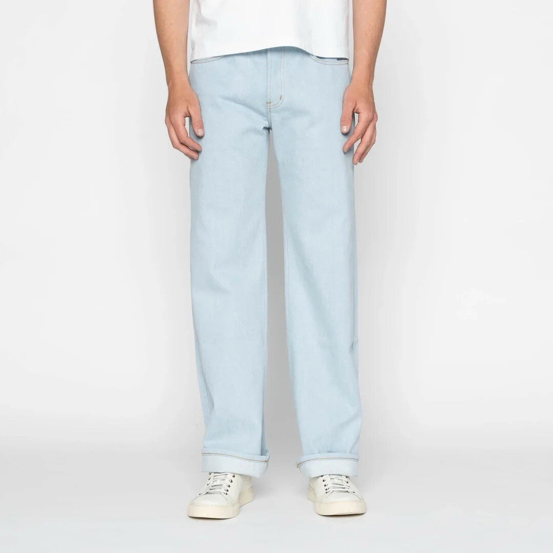 NAKED & FAMOUS Strong Guy - Secret Agent Bleach Blue Men’s 36