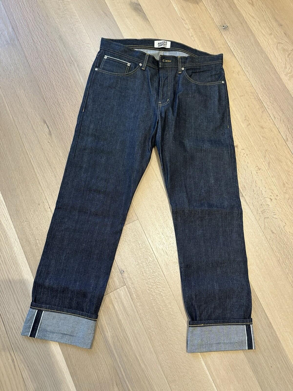 Naked & Famous Denim Set Jacket XL, Pants 36